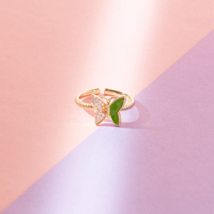 Floral Fantasy Butterfly Ring